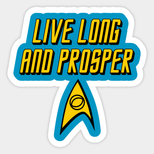 STAR TREK - Live long and prosper 5.0 Sticker